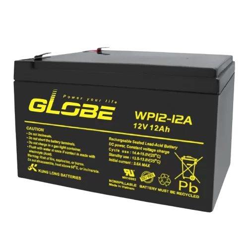 WP12-12A WP12-12A Globe 12V 12Ah Lead Acid Battery - Image 1