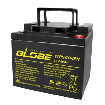 WPS40-12N Globe 12V 40Ah Lead Acid Battery
